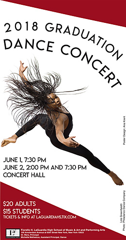 2018 Grad Dance Concert 36x72 Poster Condensed
